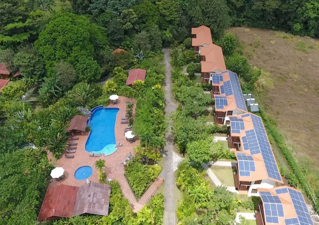179 kWp Solaranlage für Casa Luna in Costa Rica.
