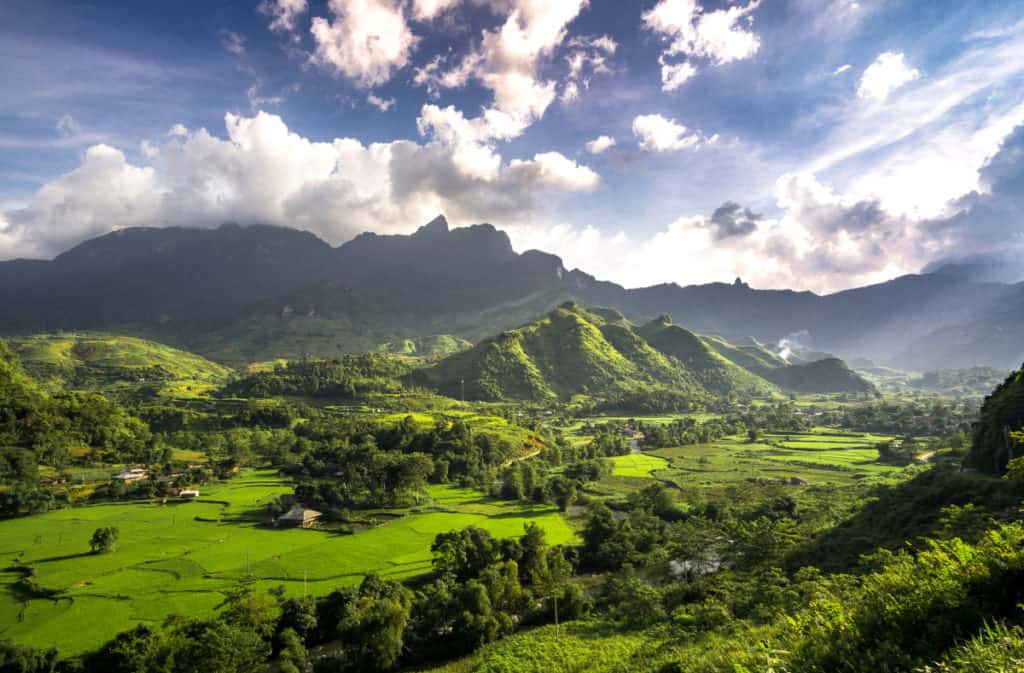 Landschaft in Vietnam